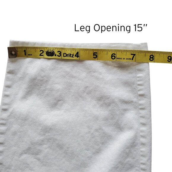 J. Jill Women's Khaki Cotton Linen Stretch Blend Straight Leg Pants Plus Size 14 - Picture 12 of 16